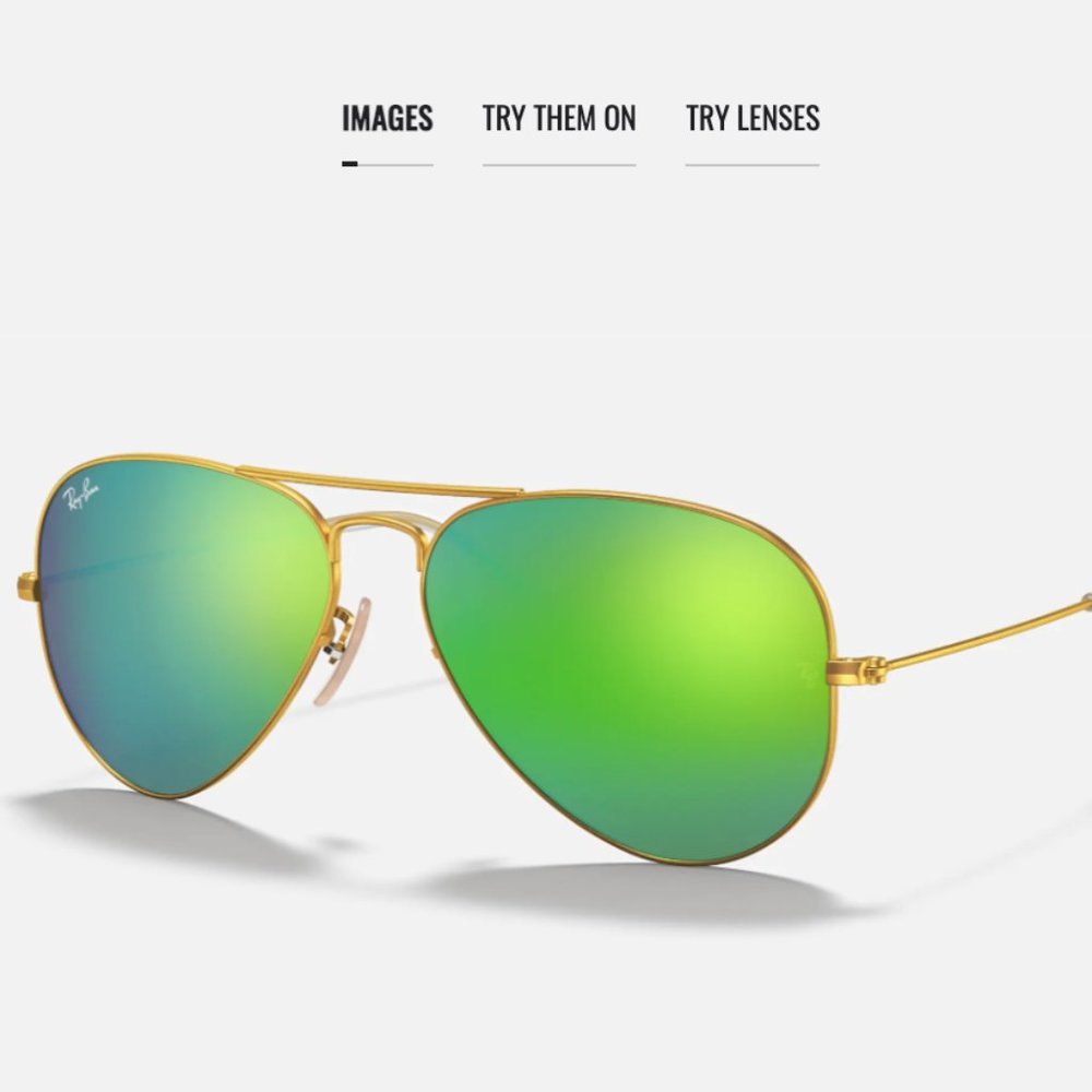Aviator Flash Lens (Green)